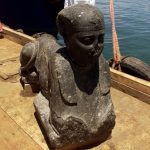 UNKNOWN SPHINX UNCOVERED IN ALEXANDRIA…An Egyptian naval secur