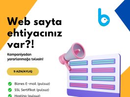 GƏLİRİNİZİ WEB SAYTA SAHİB OLMAQLA ARTIRIN! 9 manata website, korporativ sayt ve email xidmeti, sayt sifarisi